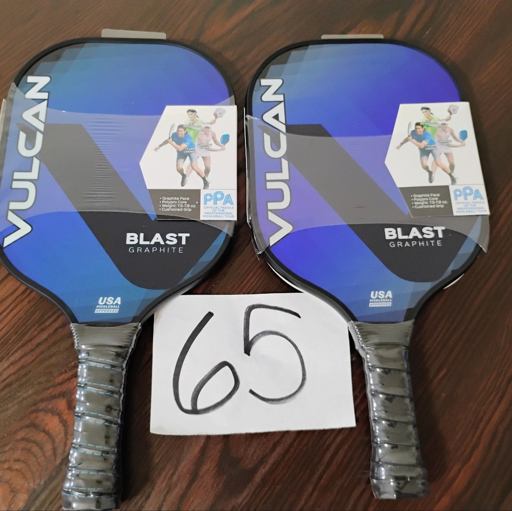Vulcan Blast Graphite Pickleball Paddle WALVBLST-BLU Set Of (2)